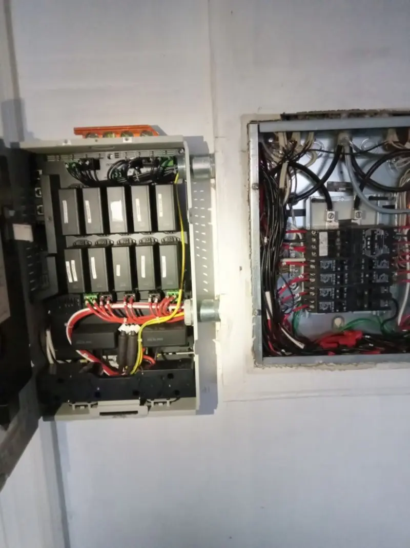 Electrical panel upgrade completed for Indoor Lighting Installation in Greenville